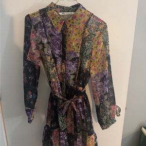 Zara Floral Multicolor Dress